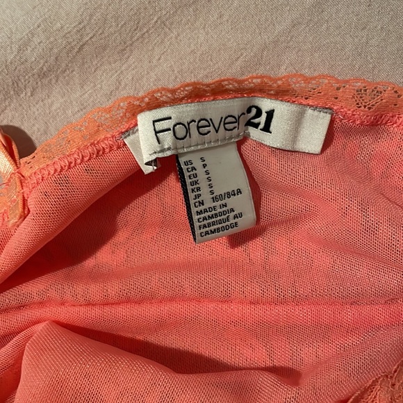 Forever 21 Salmon pink bralette - Picture 3 of 3